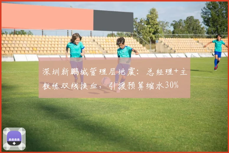 深圳新鹏城管理层地震:总经理+主教练双线换血,引援预算缩水30%